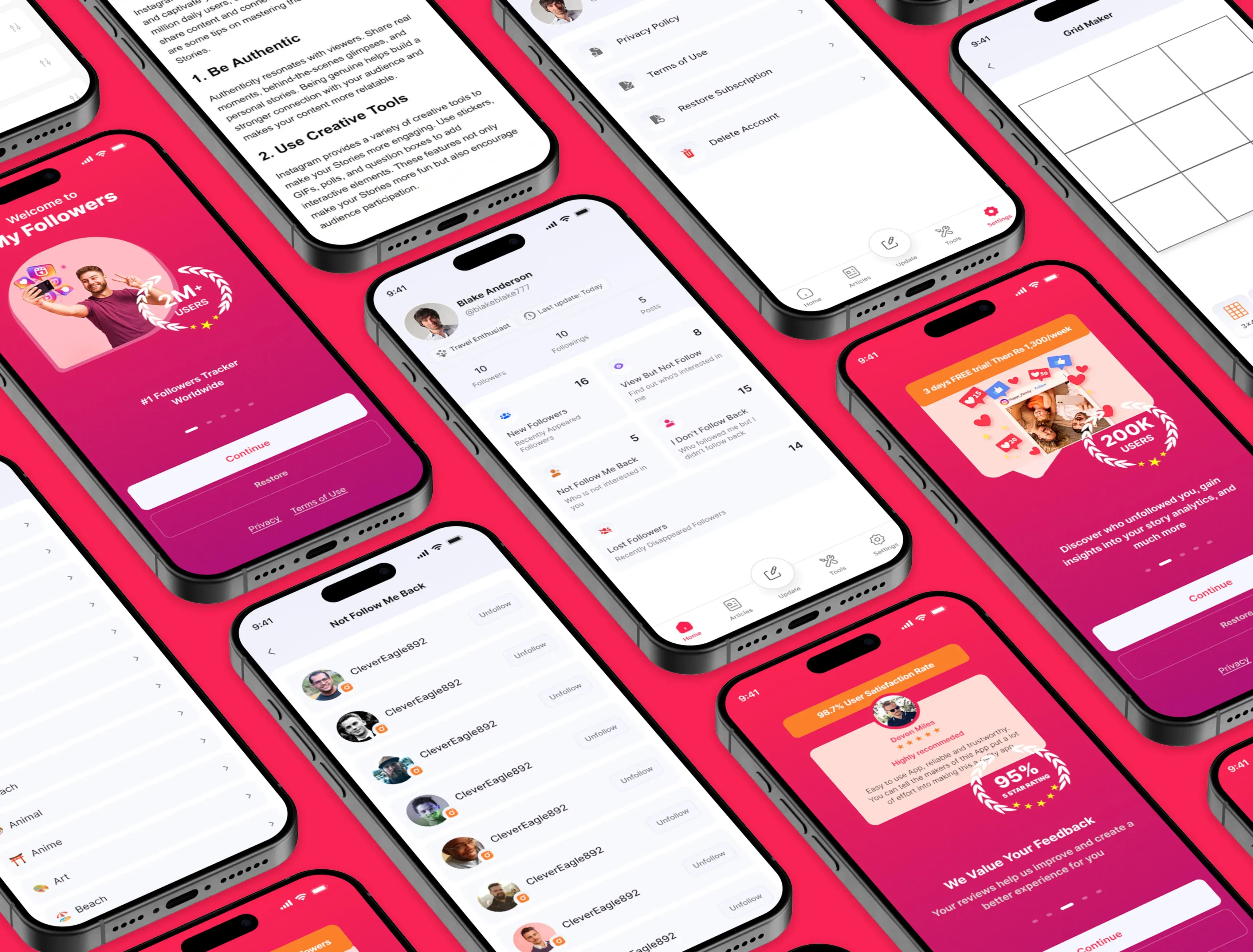 followers-tracer-app-screens